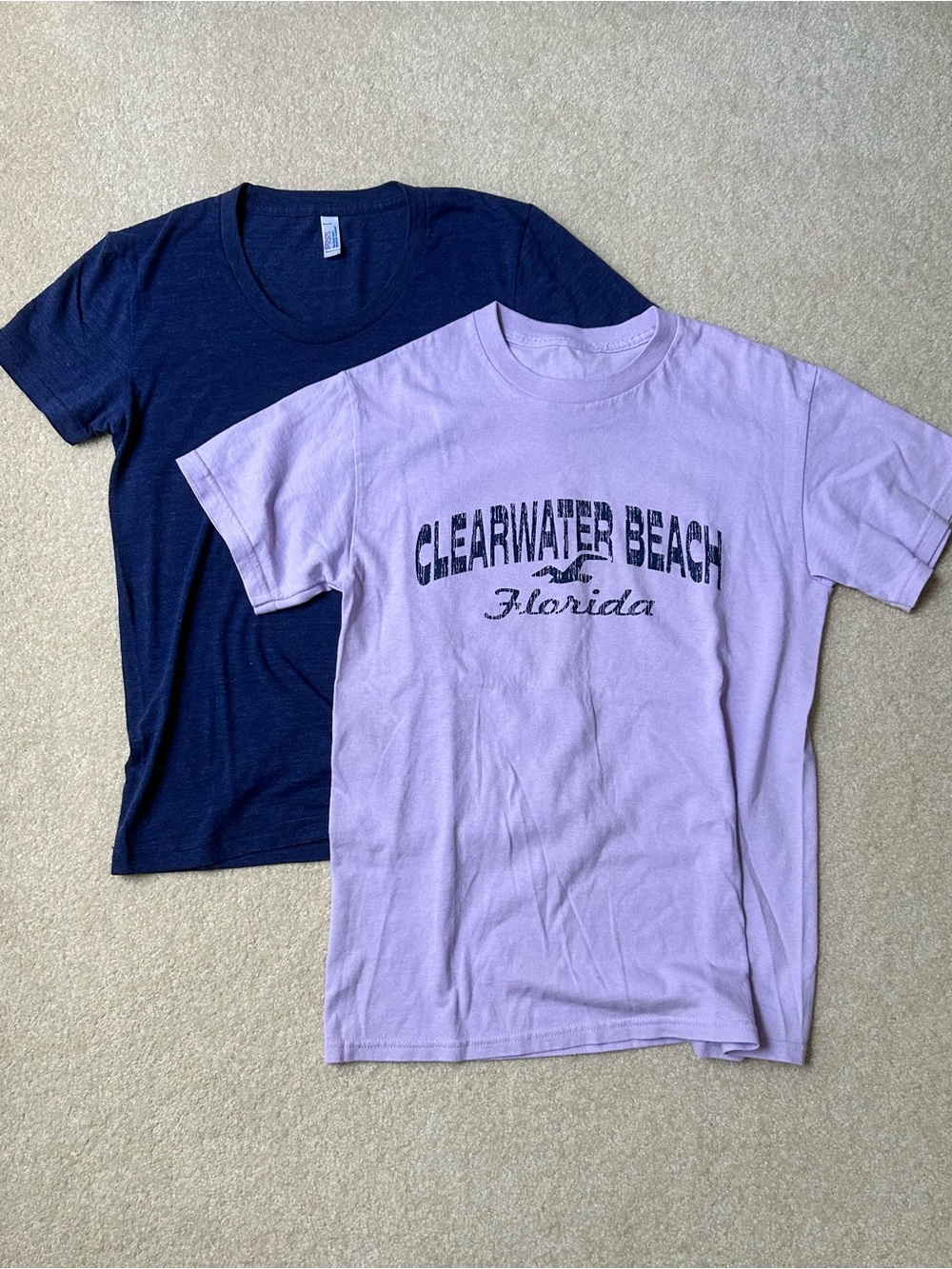 Bundle of Clearwater Beach Graphic Tee and Navy Top